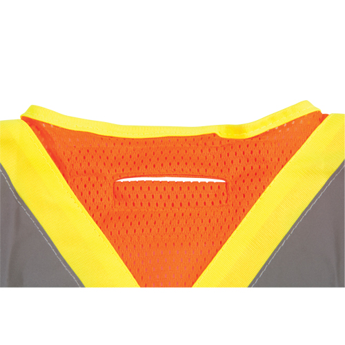 Surveyor's Safety Vest, High Visibility Orange, Large, Polyester Groupe Belzile Dickner