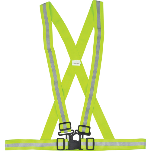 Standard-Duty Safety Harness, High Visibility Lime-Yellow, Silver Reflective Colour, 2X-Large Groupe Belzile Dickner