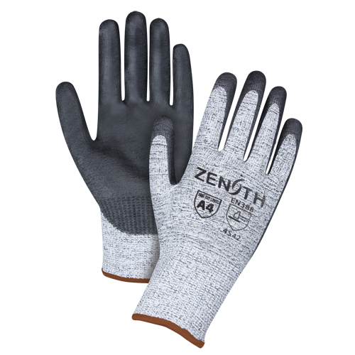 Seamless Stretch Cut-Resistant Gloves, Size Large/9, 13 Gauge, Polyurethane Coated, HPPE Shell, ANSI/ISEA 105 Level 4/EN 388 Level 5 Groupe Belzile Dickner