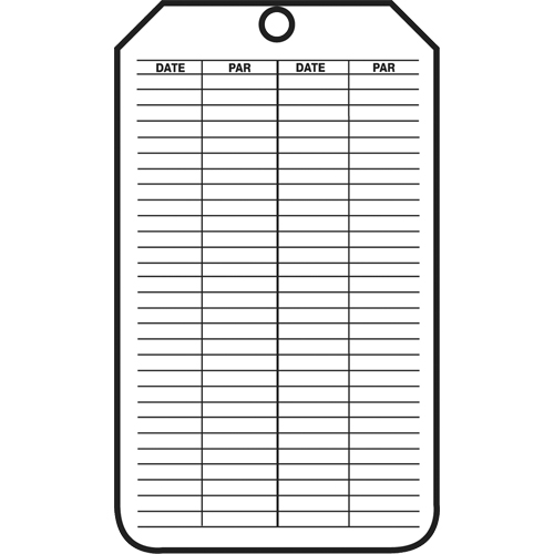 Inspection Tags, Cardstock, 3-1/8" W x 5-7/8" H, French Groupe Belzile Dickner