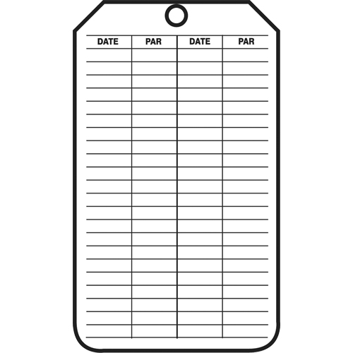 Inspection Tags, Cardstock, 3-1/8" W x 5-7/8" H, French Groupe Belzile Dickner