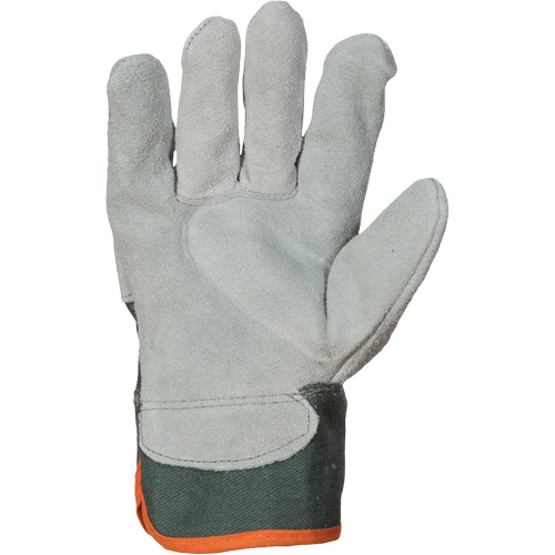Gants d'ajusteur Endura, Grand, Paume en Cuir refendu, Doublure en Coton Groupe Belzile Dickner