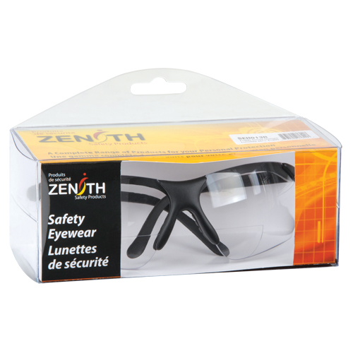 Z1800 Series Reader Safety Glasses, Anti-Scratch, Clear, 1.0 Diopter Groupe Belzile Dickner