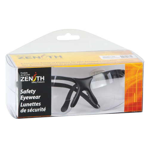 Z1800 Series Reader Safety Glasses, Anti-Scratch, Clear, 2.0 Diopter Groupe Belzile Dickner