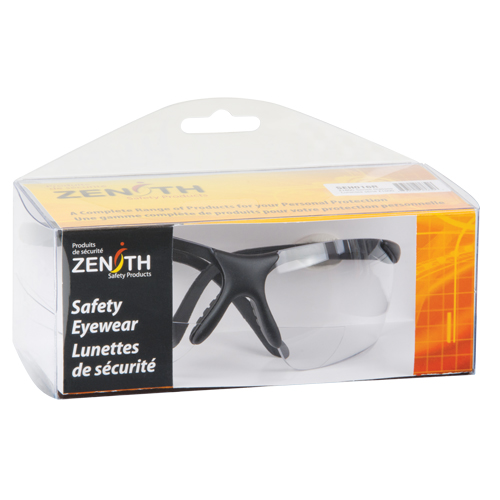 Z1800 Series Reader Safety Glasses, Anti-Scratch, Clear, 2.5 Diopter Groupe Belzile Dickner
