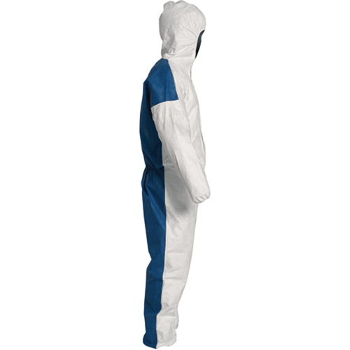 Hooded Coveralls, 4X-Large, Blue/White, Tyvek&reg; 400 D Groupe Belzile Dickner
