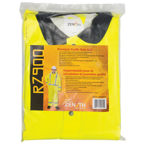 Imperm&eacute;able pour la circulation de premi&egrave;re qualit&eacute; RZ900, Polyester/PVC, Moyen, Jaune lime Groupe Belzile Dickner