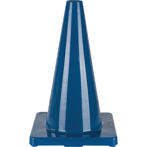 C&ocirc;ne de couleur pour la signalisation, 18", Bleu Groupe Belzile Dickner