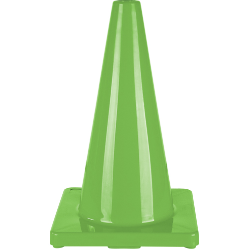 C&ocirc;ne de couleur pour la signalisation, 18", Vert Groupe Belzile Dickner
