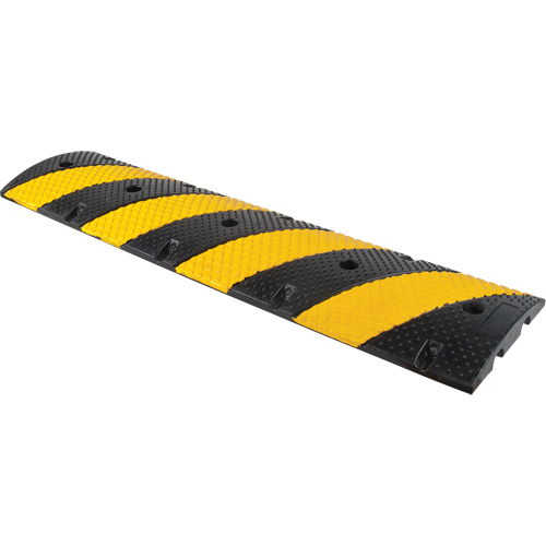 Speed Bump, Rubber, 4' L x 11-3/4" W x 2" H Groupe Belzile Dickner