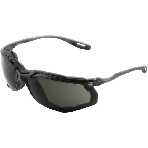 Virtua Safety Glasses with Foam Gasket, Grey/Smoke Lens, Anti-Fog, ANSI Z87+/Meets/Exceeds CSA Z94.3 Groupe Belzile Dickner