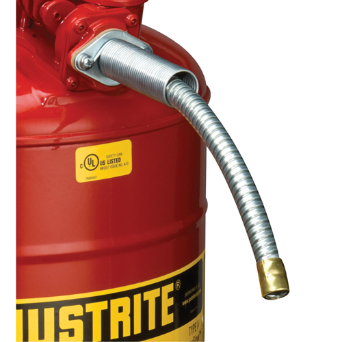 Tuyau flexible pour bidons de s&eacute;curit&eacute; de type II Groupe Belzile Dickner
