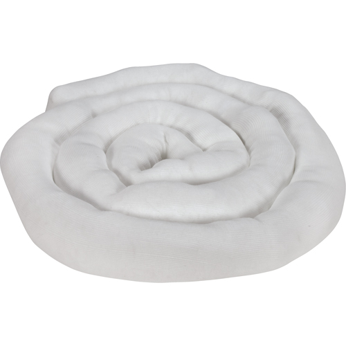 Remblais tubulaire absorbant, Huile seulement, Absorption 45 gal., 3" la x 10' lo, Pqt de 10 Groupe Belzile Dickner