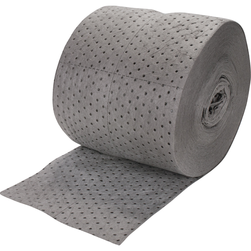 Rouleaux absorbants li&eacute;s de premi&egrave;re qualit&eacute;, Lourd, 150' lo x 15" la, Absorption 25 gal. Groupe Belzile Dickner