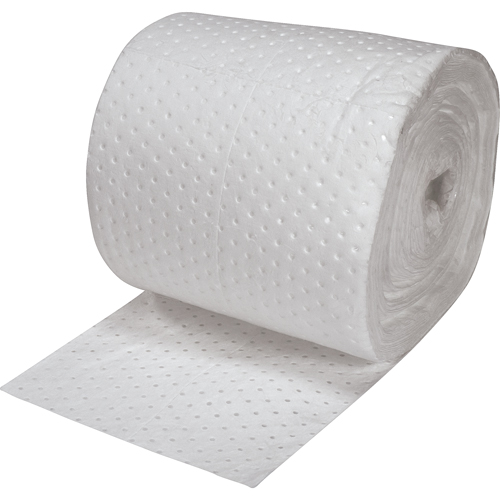Feuilles absorbantes en fibres fines de premi&egrave;re qualit&eacute;, Lourd, 150' lo x 15" la, Absorption 25 gal. Groupe Belzile Dickner