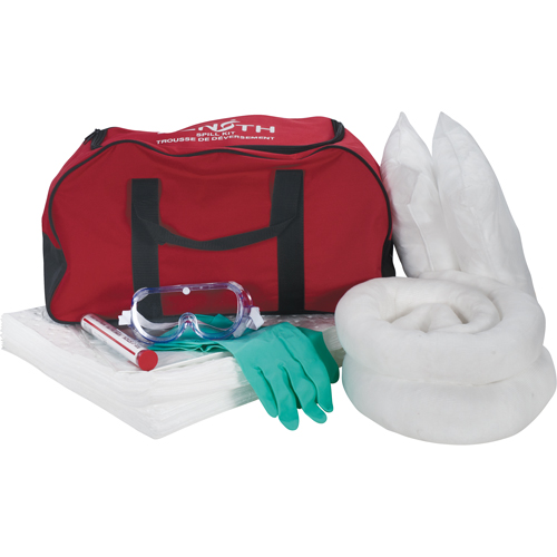 Vehicle Spill Kit, Oil Only, Bag, 10 US gal. Absorbancy Groupe Belzile Dickner