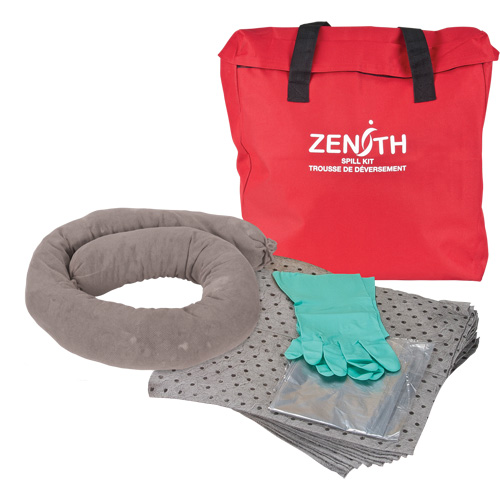 Trousse &eacute;conomique de lutte contre les d&eacute;versements, Universel, Sac, Absorbance de 5 gal. US Groupe Belzile Dickner
