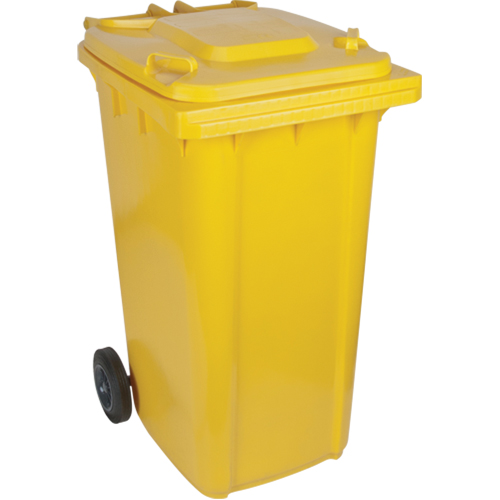 Yellow Mobile Container, Polyurethane, 63 Gallons/63 US gal. Groupe Belzile Dickner
