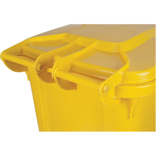 Yellow Mobile Container, Polyurethane, 63 Gallons/63 US gal. Groupe Belzile Dickner