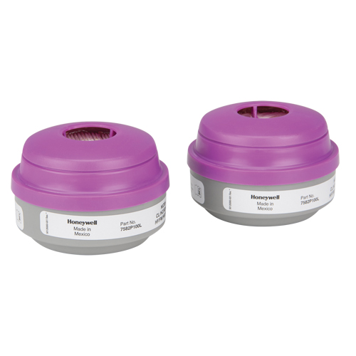 North&reg; N Series Respirator Cartridges, Gas/Vapour Cartridge, Acid Gas/P100 Groupe Belzile Dickner