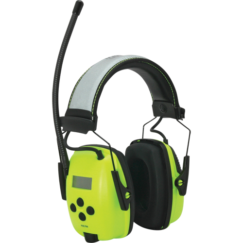 Howard Leight Sync Radio Hi-Visibility Earmuffs, Headband Style, 25 dB Groupe Belzile Dickner