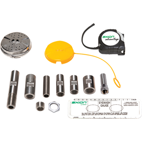 Trousse de mise &agrave; niveau pour douche oculaire/faciale Axion Advantage avec t&ecirc;te de douche oculaire/faciale en acier inoxydable Groupe Belzile Dickner