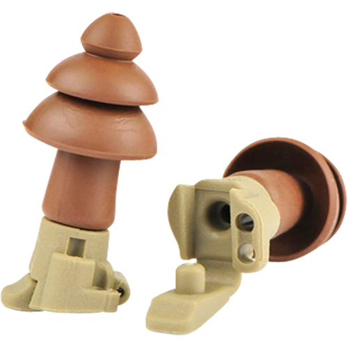 Bouchons d'oreilles BattlePlugs Impulse, Sans cordon, Paire - Boîtier en plastique, 24 dB NRR, Grand Groupe Belzile Dickner