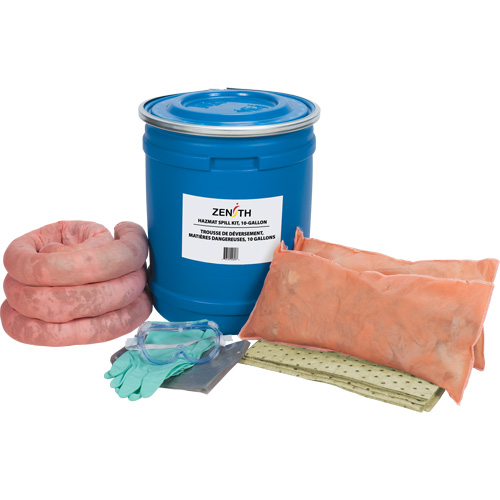 Trousse de lutte contre les d&eacute;versements pour camion, Mati&egrave;res dangereuses, Baril, Absorbance de 10 gal. US Groupe Belzile Dickner
