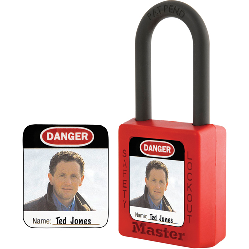 Zenex Thermoplastic Photo Padlock Identification Labels Groupe Belzile Dickner