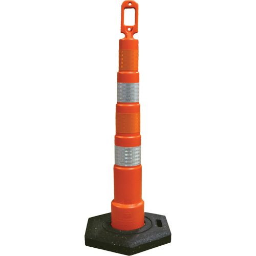 Grip N Go Trim Line Channelizers, 49" High, Orange Groupe Belzile Dickner