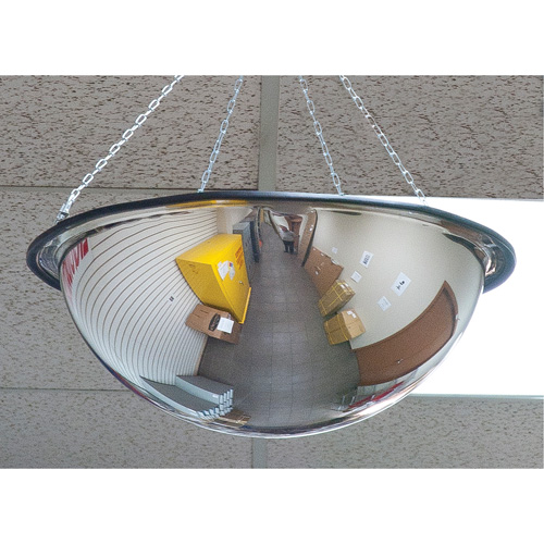 360° Dome Mirror, Full Dome, Open Top, 20" Diameter Groupe Belzile Dickner