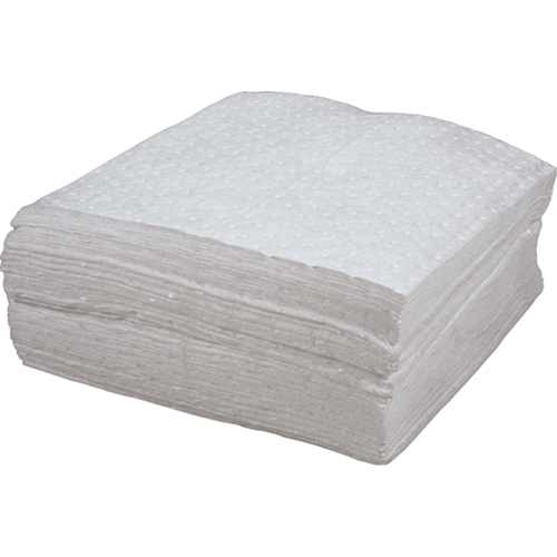 Premium Bonded Sorbent Pads, Oil Only, 15" x 18", 30 gal. Absorbancy Groupe Belzile Dickner