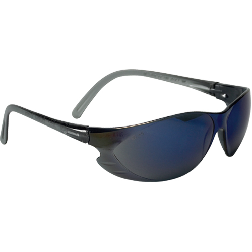 Lunettes de s&eacute;curit&eacute; &agrave; miroir bleu, Lentille Bleu/Miroir, Anti-&eacute;gratignures, R&eacute;pond ou surpasse la norme CSA Z94.3 Groupe Belzile Dickner