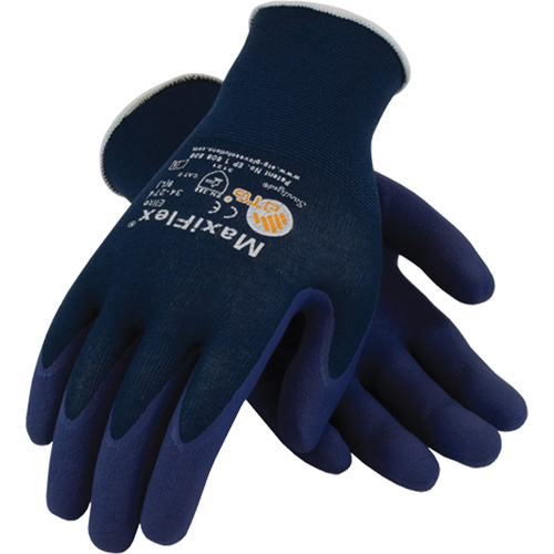 Gants ATG MaxiFlex Elite 34-274, 6/T-petit, R&ecirc;vetement Mousse de nitrile, Calibre 18, Enveloppe en Nylon Groupe Belzile Dickner