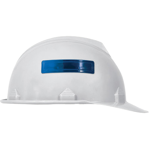 Autocollants r&eacute;tror&eacute;fl&eacute;chissants pour casques de s&eacute;curit&eacute; Groupe Belzile Dickner