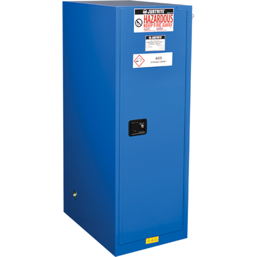 Sure-Grip&reg; Ex Hazardous Material Slimline Safety Cabinets, 54 Gal., 23.25" x 65" x 34" Groupe Belzile Dickner
