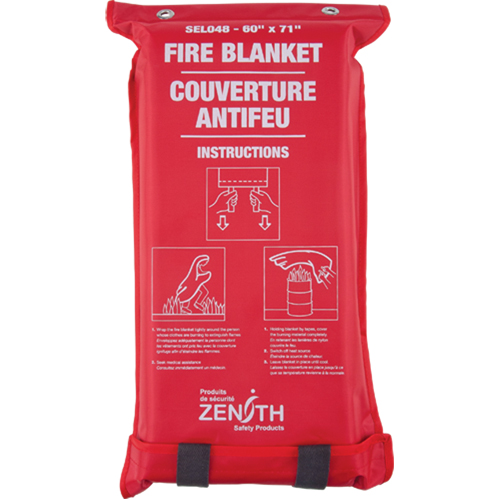 Couverture anti-feu, Fibre de verre, 60"la x 71"lo Groupe Belzile Dickner