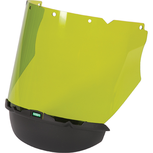 V-Gard&reg; Visor with Chin Protector for Arc Flash Application, Polycarbonate, Green Tint Groupe Belzile Dickner