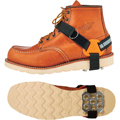 Trex 6315 Strap-On Heel Ice Cleats, Steel, Plate Traction, Large/Medium Groupe Belzile Dickner