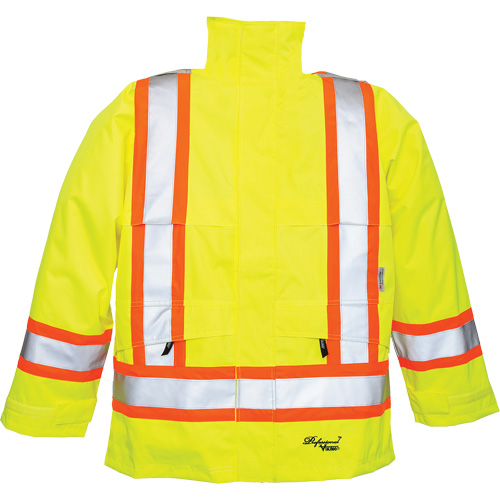 Manteaux 300 deniers Professional Journeyman, Polyester, Petit, Jaune lime haute visibilit&eacute; Groupe Belzile Dickner