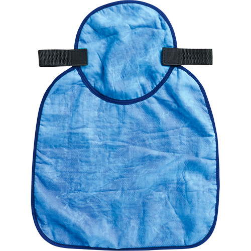 Tampon et voile pour le cou refroidissants pour casque de s&eacute;curit&eacute; Chill-Its 6717CT, Bleu Groupe Belzile Dickner