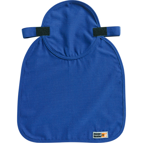 Tampon et voile pour le cou refroidissants et ignifug&eacute;s pour casque de s&eacute;curit&eacute; Chill-Its 6717FR, Bleu Groupe Belzile Dickner