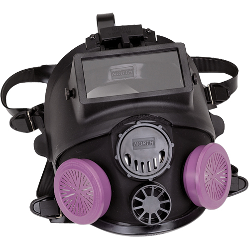 7600 Series Full Face Respirator with Welding Attachment, Silicone, Medium/Large Groupe Belzile Dickner
