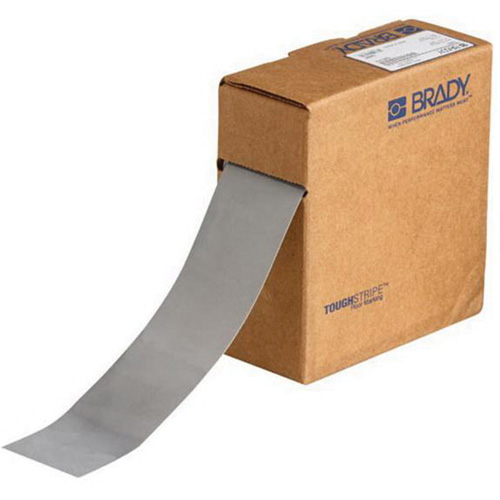 ToughStripe&reg; Floor Marking Tape, 2" x 100', Polyester, Grey Groupe Belzile Dickner