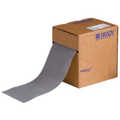 ToughStripe&reg; Floor Marking Tape, 4" x 100', Polyester, Grey Groupe Belzile Dickner