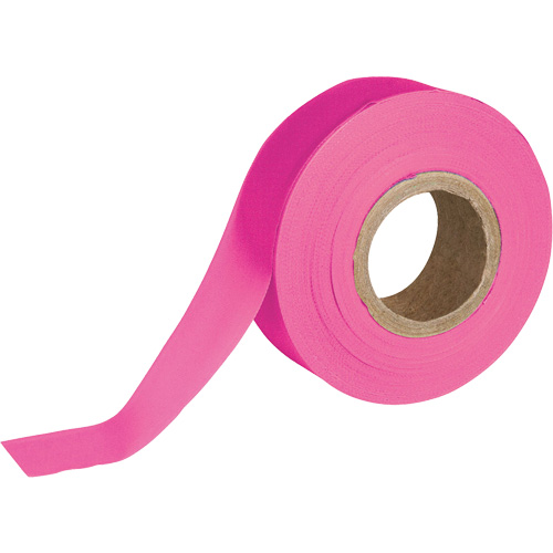 Flagging Tape, 1.188" W x 150' L, Fluorescent Pink Groupe Belzile Dickner