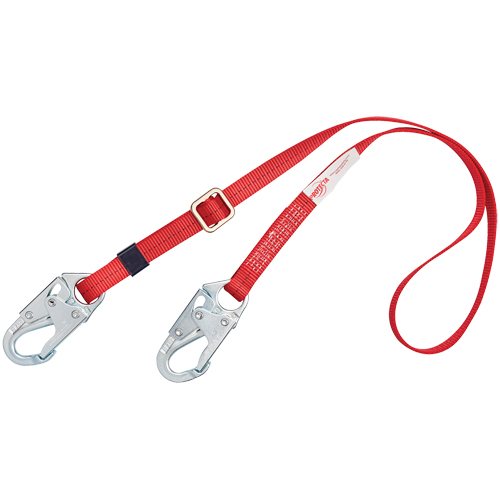 Longe de positionnement ajustable PRO, 1 branches, 6', Classe CSA B, Polyester Groupe Belzile Dickner