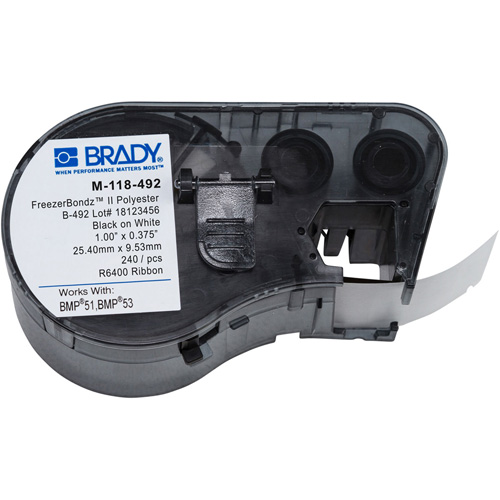 Low Temperature Label Maker Cartridge, Black Groupe Belzile Dickner