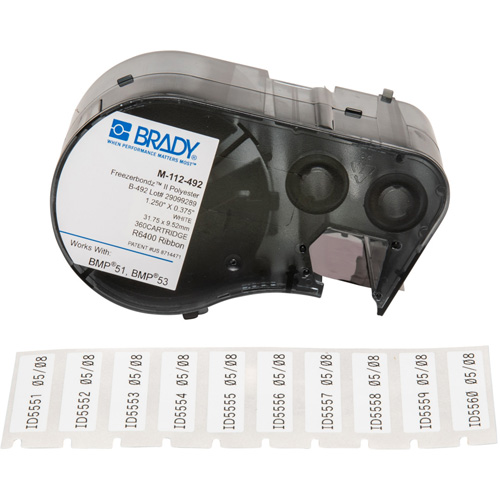 Low Temperature Label Maker Cartridge, Black Groupe Belzile Dickner