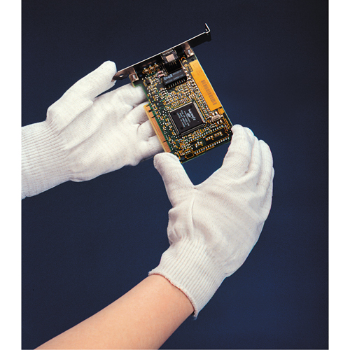 Sure Knit 13 Cut Low Lint Gloves, Nylon, Knit Wrist Cuff, Small Groupe Belzile Dickner